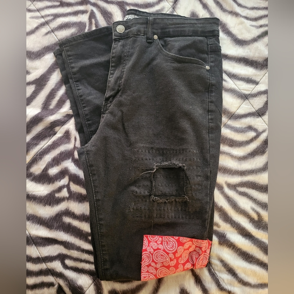 TR Premium Men's Skinny Ripped Jeans